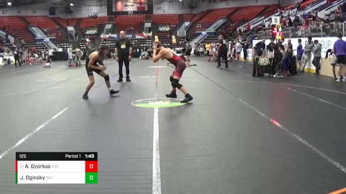 125 lbs Cons. Round 1 - Austin Gyorkos, Ares vs Josef Oginsky, Skyline