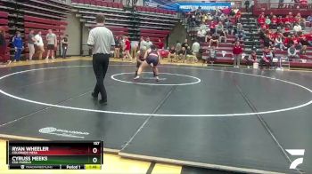 157 lbs Semifinal - Cyruss Meeks, CSU-Pueblo vs Ryan Wheeler, Colorado Mesa