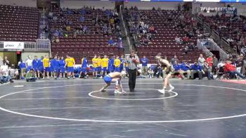 132 lbs Semifinal - Kaleb Miller, Chestnut Ridge Hs vs Ian Yoder, Southern Columbia Area Hs