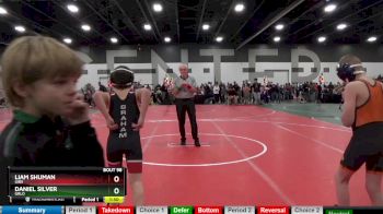 80 lbs Quarterfinal - Daniel Silver, GRLO vs Liam Shuman, GIBS