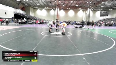 175C 1st Place Match - Owen Mcanulty, Arkansas City HS vs Austin Clevenger, Smithville