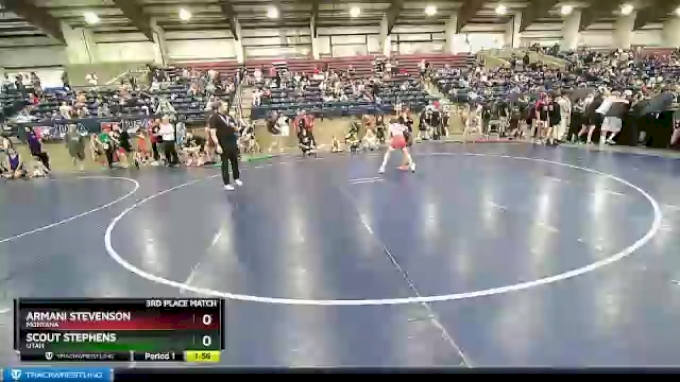 80-81 lbs 3rd Place Match - Armani Stevenson, Montana vs Scout Stephens,  Utah