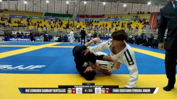 Fábio Cristiano Ferreira Junior vs Raí Leonardo Gambary Bertolazo 2026 Brasileiro Jiu-Jitsu IBJJF