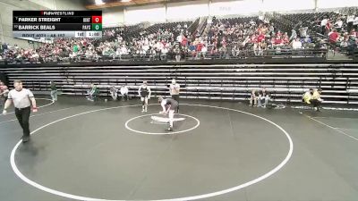 4A 157 lbs Champ. Round 1 - Parker Streight, Uintah vs Barrick Beals, Payson