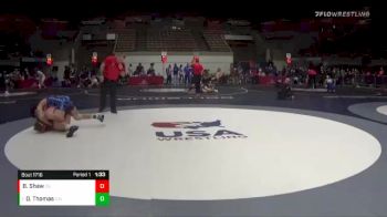 182 lbs Semifinal - Drake Thomas, California vs Bradlee Shaw, Swamp Monsters Wrestling Club