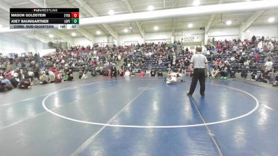 126B lbs Cons. Sub-quarters - Mason Goldstein, Syracuse vs Joey Baumgartner, Lone Peak