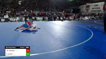 3A 138 lbs 5th Place Match - Matthew Daniels, McCall-Donnelly vs Dax Wood, Sugar-Salem