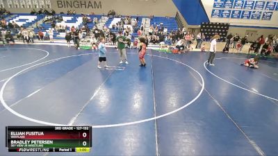 127-132 lbs Round 2 - Bradley Petersen, Sky View Jr Wrestling vs Elijah Fusitua, Westlake