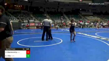 142 lbs Quarterfinal - Karliegh Blankenship, Ram Wrestling Academy vs Emma Villa, Team Takedown