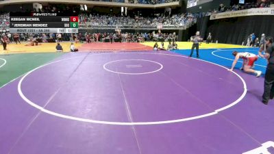 5A 285 lbs Quarterfinal - Jeremiah Mendez, Dallas South Oak Cliff vs Keegan McNeil, Winnsboro