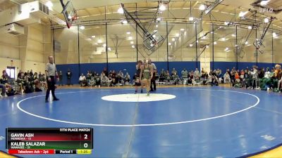 113 lbs Placement (16 Team) - Gavin Ash, Monrovia vs Kaleb Salazar, Wawasee