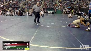 4A 126 lbs Quarterfinal - Cameron Stinson, Mallard Creek vs Gavin Ferguson, Cuthbertson