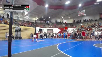 115 lbs Semifinal - Ava Elliott, Monrovia vs Kimber Cruz, South Newton