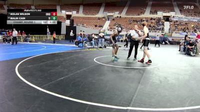 150-D3 Champ. Round 1 - Nolan Wilson, Coconino High School vs Malik Cain, Tempe High School