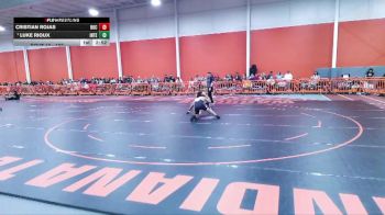 133 lbs Quarterfinal - Luke Rioux, Indiana Tech vs Cristian Rojas, Rochester Christian University