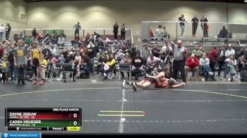 150 lbs Placement (4 Team) - Caden Krueger, Brighton Black vs Zayne Zeeuw, Lowell WC Red