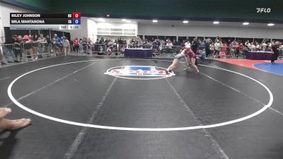 138 lbs Round Of 32 - Riley Johnson, NC vs Mila Mantanona, CA