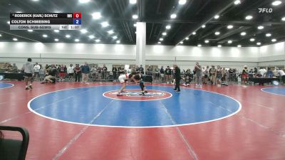 138 lbs Cons. Sub-semis - Roderick (Karl) Schutz, Ironclad Wrestling Club vs Colton Schmiesing