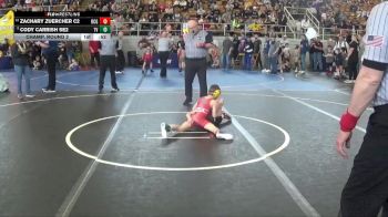 58 lbs Champ. Round 2 - Cody Carrish SE2, Teays Valley vs Zachary Zuercher C2, Ohio Crazy Goats