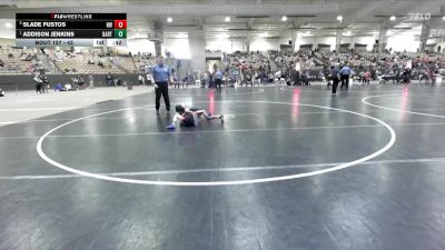 42 lbs Semifinal - Addison Jenkins, Seymour Youth Wrestling Club vs Slade Fustos, Halls Wrestling