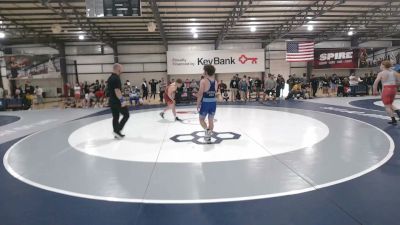 57 kg Champ. Rd Of 128 - Teague Strobel, Blue & Gold Wrestling Club vs Gabriel Sherrell, Beaver Wrestling Club