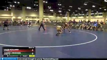 126 lbs Round 5 (10 Team) - Haeden Jorgensen, SD Red vs Caleb Mcglamry, GA Misfits