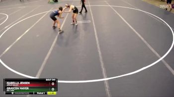 115 lbs Round 5 - Graycen Mayer, Big Lake vs Isabella Jensen, Apple Valley