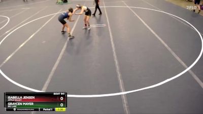 115 lbs Round 5 - Graycen Mayer, Big Lake vs Isabella Jensen, Apple Valley