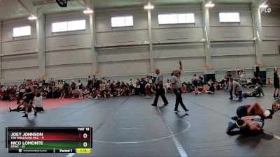 110 lbs Round 3 (8 Team) - Joey Johnson, The Wrestling Mill vs Nico Lomonte, CRWC