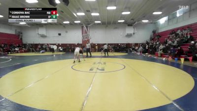 115 lbs Cons. Round 1 - Cordova Bac, Pittsburg vs Isaac Brown, College Park