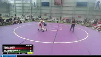 94 lbs 2nd Wrestleback (8 Team) - Devan Garcia, Team Michigan Red vs Jacob Benson-Vick, Minnesota Blue