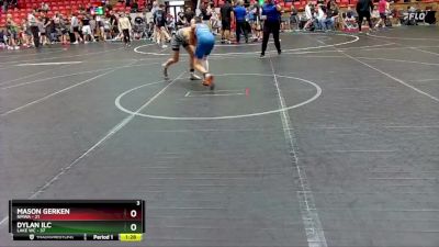 100 lbs Semis (4 Team) - Mason Gerken, NMWA vs Dylan Ilc, Lake WC