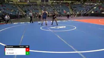 191 lbs Quarterfinal - Meya Howell, Derby vs Alex Cannon, Topeka-Seaman