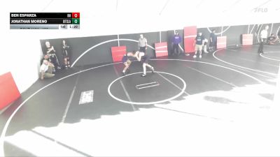 126 lbs Champ. Round 2 - Jonathan Moreno, Beat The Streets Los Angeles vs Ben Esparza, Rough House