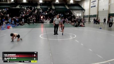 65 lbs Round 3 (8 Team) - Blake Olson, GRIT vs Kai Sargent, Midwest Destroyers