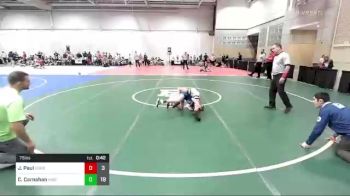 75 lbs Rr Rnd 2 - John Paul, Iron Horse vs Chase Carnahan, Headhunters WC