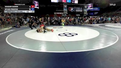 157 lbs Cons. Sub-rd Of 64 - Joaquin Gaskin, IL vs Myles Preston, VA