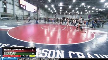 117 lbs Semifinal - Quinn Salois, North Montana WC vs Micheal Cervantes Jr., Toppenish USA WC