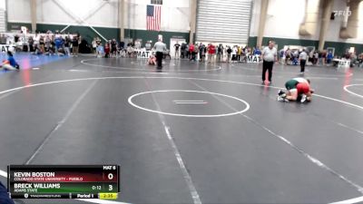 149 lbs Cons. Round 6 - Breck Williams, Adams State vs Kevin Boston, Colorado State University - Pueblo