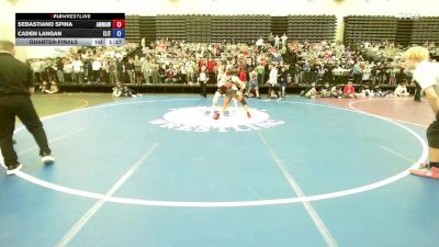Quarterfinal - Sebastiano Spina, AMERICAN MMA AND WRESTLING vs Caden Langan, Elite NJ
