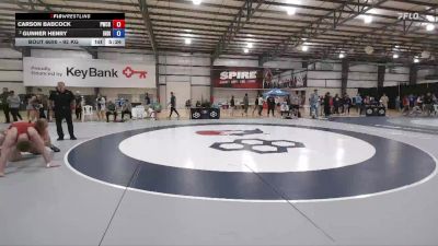 92 kg Cons. Round 5 - Carson Babcock, Panther Wrestling Club RTC vs Gunner Henry, Indiana