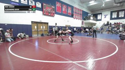 134 lbs Champ. Round 2 - Alejandro Nava, Canyon Springs High School vs Roc Greer, Murrieta Valley