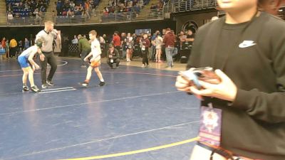 82 lbs Consy 1 - Nathan Bunda, Northampton vs Cayden Houck, Laurel