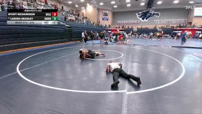 215 lbs Cons. Round 1 - Lashea Beasley, Richardson vs Wyatt Richardson, Wylie