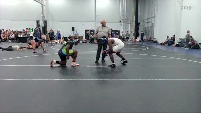 215 lbs Round 3 (8 Team) - Ayden Fox, Myland WA vs Tayshaun Glover, Bandits