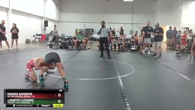 64 lbs Round 2 (6 Team) - Maven Saferite, U2 The Uprising Begins vs Londyn Luciano, Moser`s Mat Monsters