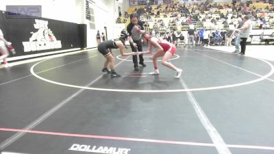 96 lbs Rr Rnd 2 - Jadyn Majors, Grove vs Jezelyn Xiong, Jay