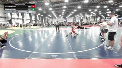 100 lbs Rr Rnd 3 - Jacob Miller, OBWC vs David Wehry, Ride Out Wrestling Club