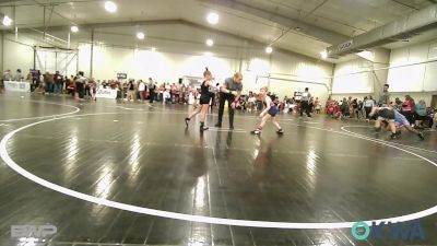 55 lbs Consi Of 8 #1 - Cole Reichard, Team Tulsa Wrestling Club vs Stella Spencer, Collinsville Cardinal Youth Wrestling