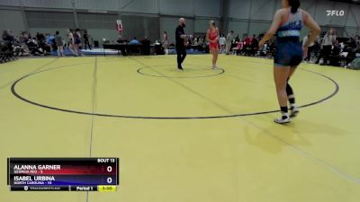 120 lbs Placement Matches (8 Team) - Alanna Garner, Georgia Red vs Isabel Urbina, North Carolina